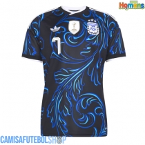 Camisa de time de futebol Argentina Rodrigo De Paul #7 Replicas 2º Equipamento Mundo 2026 Manga Curta
